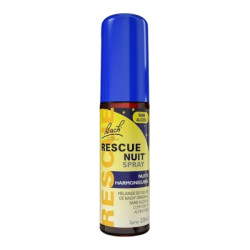 Bach Flower Remedies Rescue Spray nocturno sin alcohol 20ml