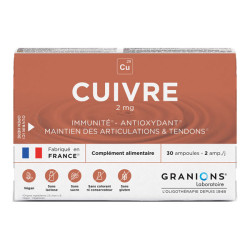 Graniones de cobre 30 ampollas 60ml