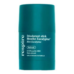 Respire Menta Eucalipto desodorante orgánico en barra 50gr