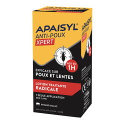 Apaisyl Xpert loción antipiojos y liendres 100ml + peine