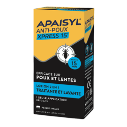 Apaisyl Loción Antipiojos Xpress 100ml + Peine