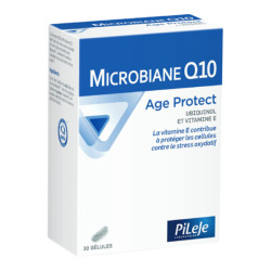 Pileje Microbiane Q10 age protect 30 cápsulas