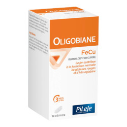 Pileje Oligobiane FeCu 90 cápsulas