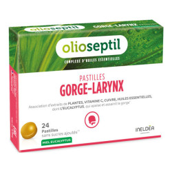 Olioseptil garganta - laringe pastillas 24 pastillas