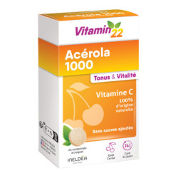 Ineldea acerola 1000 vitamina C 24 comprimidos