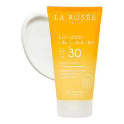 Loción solar La Rosée con aceite de albaricoque bio SPF30 - 150ml
