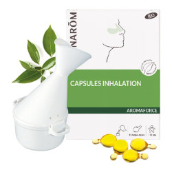 Pranarôm Aromaforce Inhalación 15 cápsulas + inhalador bio