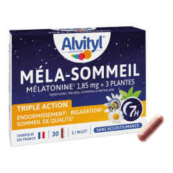 Alvityl Méla-Sommeil triple acción 30 cápsulas