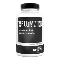 Nhco L-glutamina aminoácido semi-esencial 84 cápsulas