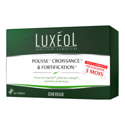 Luxéol pousse crecimiento & fortificación 3 meses 90 cápsulas