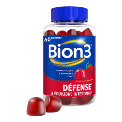 Procter & Gamble Bion 3 defensa y equilibrio intestinal frutos rojos 60 gominolas