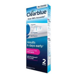 Prueba de embarazo digital Clearblue ultratemprana, paquete de 2