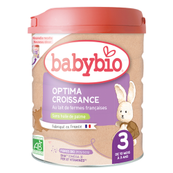 Babybio optima 3 leche de crecimiento 3ª edad 800g