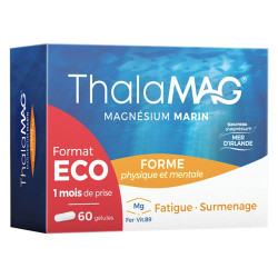 Thalamag magnesio marino Aptitud física y mental 60 cápsulas