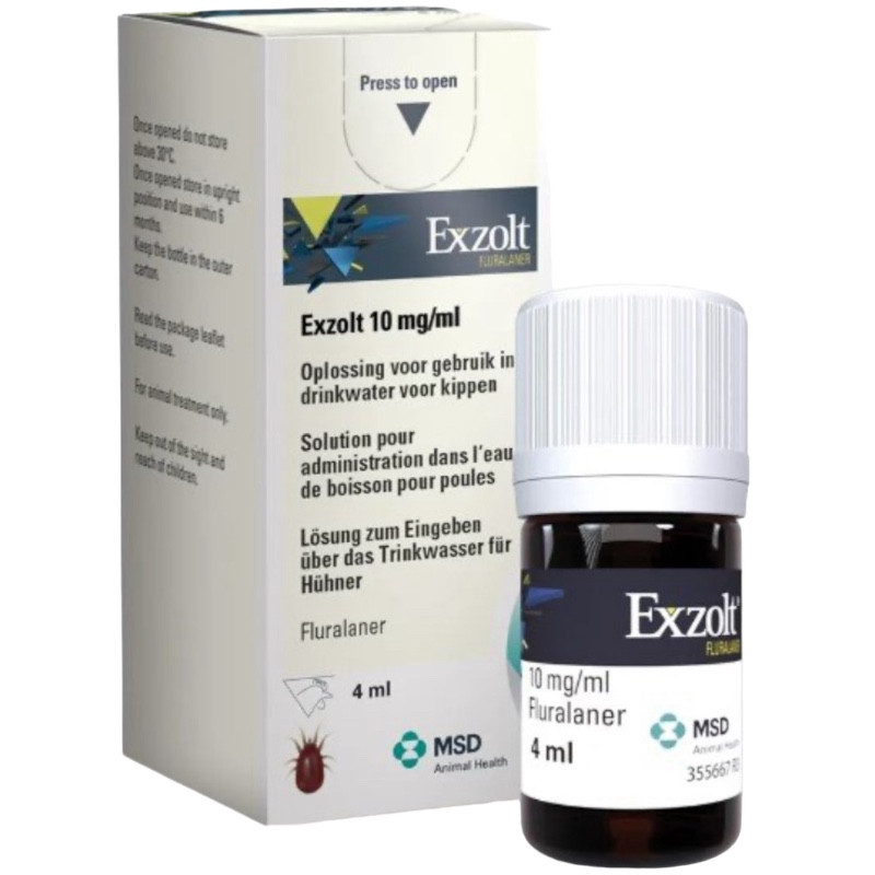 Exzolt 10 mg/ml Flacon de 4ml Exzolt 10 mg/ml Flacon de 4ml