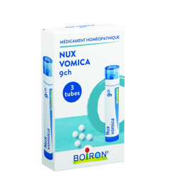 Nux vomica 9CH 3 tubos gránulos