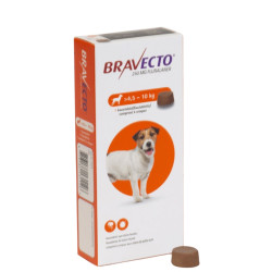 Bravecto 250mg perro 4,5-10kg caja de 1 comprimido masticable