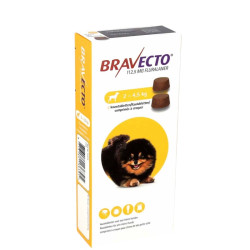 Bravecto 112,5 mg perro 2-4,5kg caja de 2 comprimidos masticables