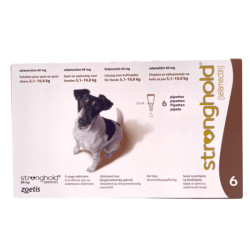 Zoetis Stronghold 60 mg spot-on perros 5,1 a 10kg 6 pipetas