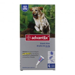 Advantix Antiparasitario Perros grandes de 25 kg a 40 kg