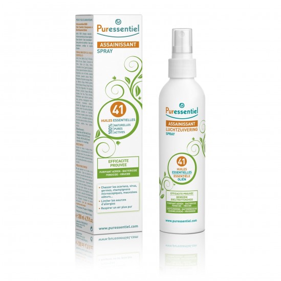 Puressentiel spray assainissant aux 41 huiles essentielles 200ml Puressentiel spray assainissant aux 41 huiles essentielles 200ml