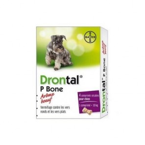 DRONTAL P Hueso - 4 pastillas divisibles