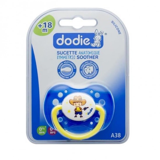 Dodie sucette silicone +18 mois garçon 1 sucette Dodie sucette silicone +18 mois garçon 1 sucette
