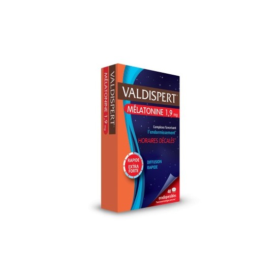 Valdispert Mélatonine 1,9 mg 40 Comprimés Valdispert Mélatonine 1,9 mg 40 Comprimés