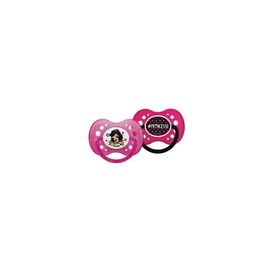 Dodie Sucette Anatomique Silicone Avec Anneau Collection Pinup Princesse 18 Mois Et Plus X2 2 Dodie Sucette Anatomique Silicone Avec Anneau Collection Pinup Princesse 18 Mois Et Plus X2 2