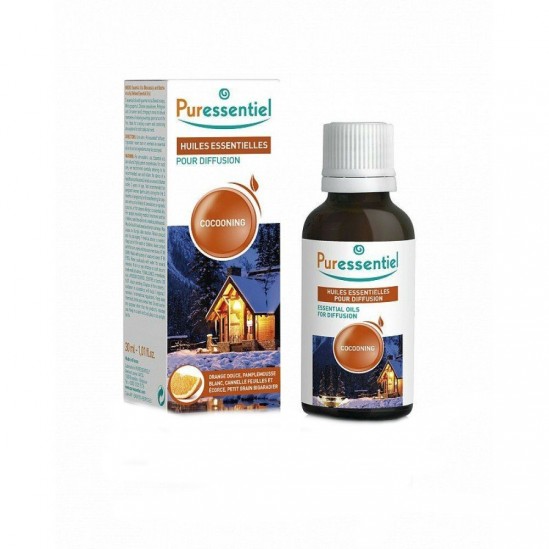 Puressentiel Huile Essentielle pour Diffusion Cocooning 30 ml Puressentiel Huile Essentielle pour Diffusion Cocooning 30 ml