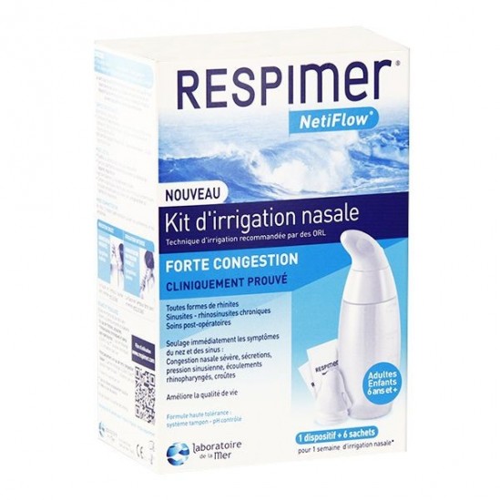 Respimer netiflow kit irrigation nasale Respimer netiflow kit irrigation nasale