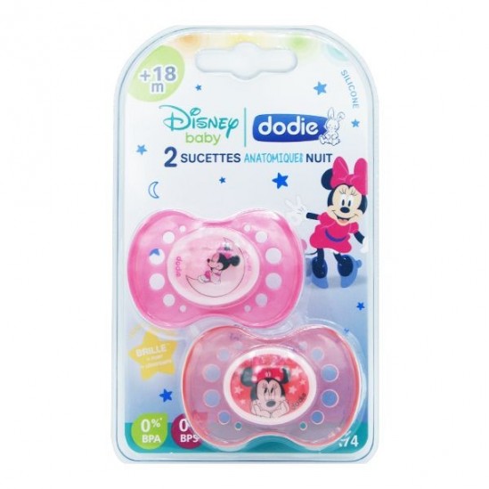 Dodie sucette A74 duo minnie +18 mois Dodie sucette A74 duo minnie +18 mois
