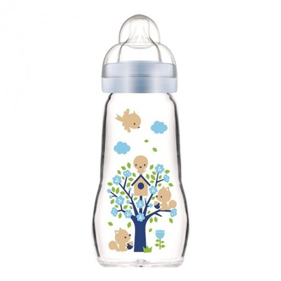 Mam Feel good biberon en verre 260ml Mam Feel good biberon en verre 260ml