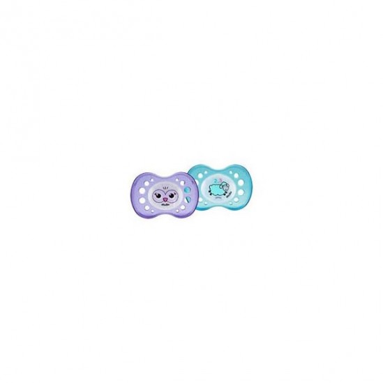 Dodie sucette +18 mois duo nuit silicone n°a2 Dodie sucette +18 mois duo nuit silicone n°a2