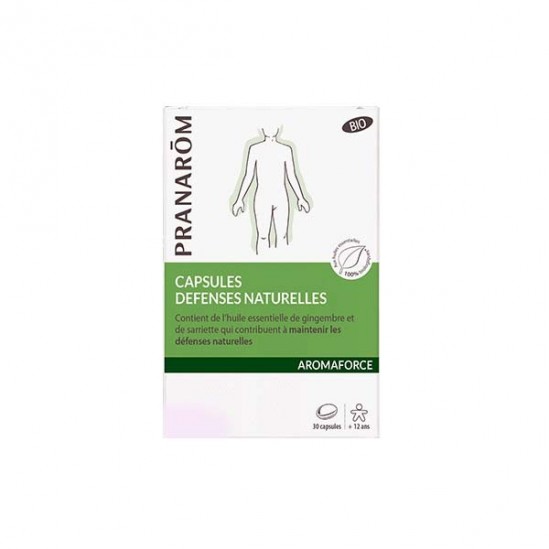 Pranarôm aromaforce capsules défenses naturelles bio 30 capsules Pranarôm aromaforce capsules défenses naturelles bio 30 capsules