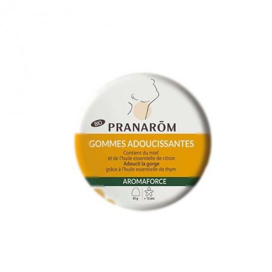 Pranarôm aromaforce gommes adoucissantes miel/citron bio 45g Pranarôm aromaforce gommes adoucissantes miel/citron bio 45g