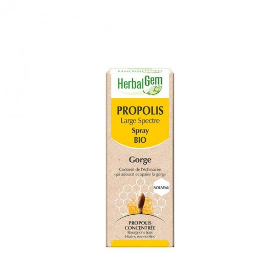Herbalgem propolis large spectre spray bio 15ml Herbalgem propolis large spectre spray bio 15ml