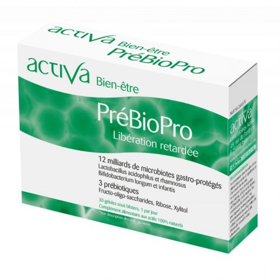 Activa bien-être prébiopro 30 gélules Activa bien-être prébiopro 30 gélules