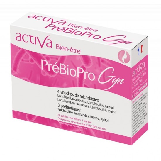 Activa bien-être prébiopro gyn 30 gélules Activa bien-être prébiopro gyn 30 gélules