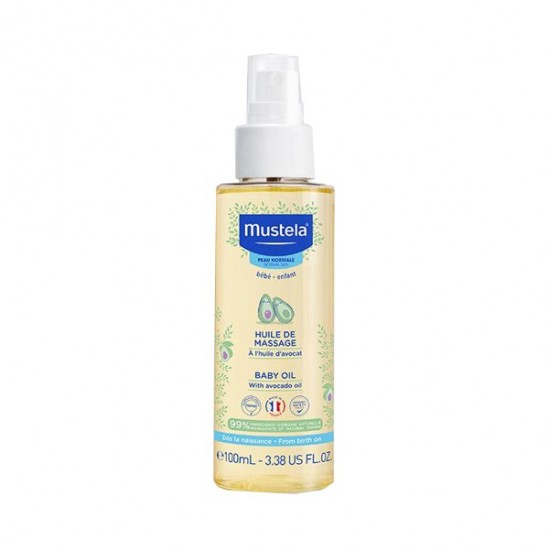 Mustela huile de massage à l'huile d'avocat 100ml Mustela huile de massage à l'huile d'avocat 100ml