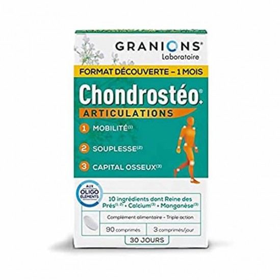 Granions chondrostéo+ articulations 90 comprimés 77g Granions chondrostéo+ articulations 90 comprimés 77g