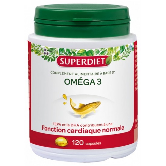 SUPERDIET OMEGA 3 120 CAPSULES SUPERDIET OMEGA 3 120 CAPSULES