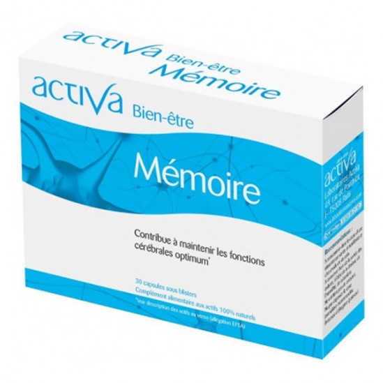 Activa bien-être mémoire 30 gélules Activa bien-être mémoire 30 gélules