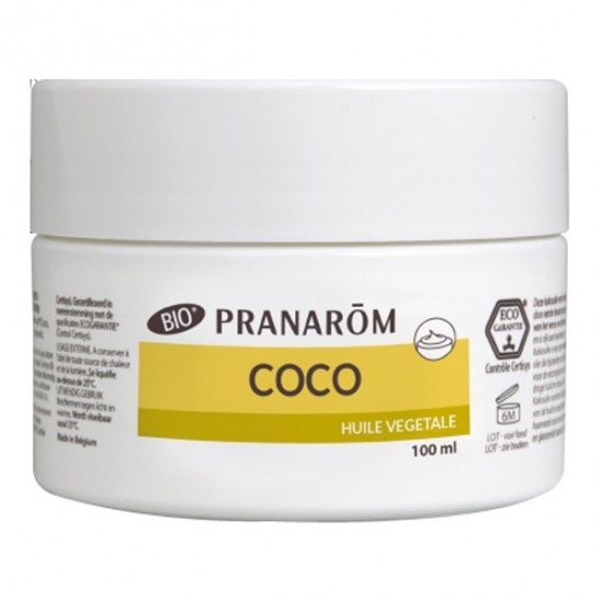 Pranarom Coco huile végétale bio pot 100ml Pranarom Coco huile végétale bio pot 100ml
