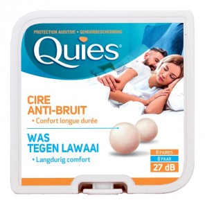 Quies bolas de cera natural 8 pares