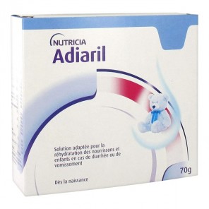 Nutricia adiaril solución rehidratante 10 sobres 70g