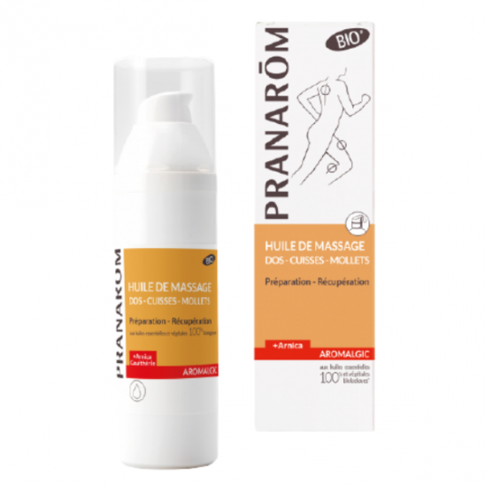 Pranarom Aromalgic huile de massage dos cuisses mollets 100ml Pranarom Aromalgic huile de massage dos cuisses mollets 100ml