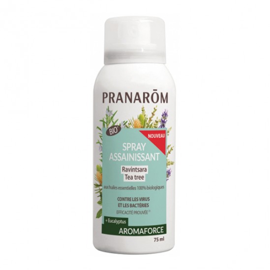 Pranarôm aromaforce spray assainissant ravintsara tea tree 75ml Pranarôm aromaforce spray assainissant ravintsara tea tree 75ml