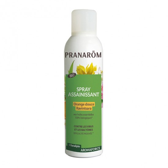 Pranarôm aromaforce spray assainissant orange douce ravintsara 150ml Pranarôm aromaforce spray assainissant orange douce ravintsara 150ml