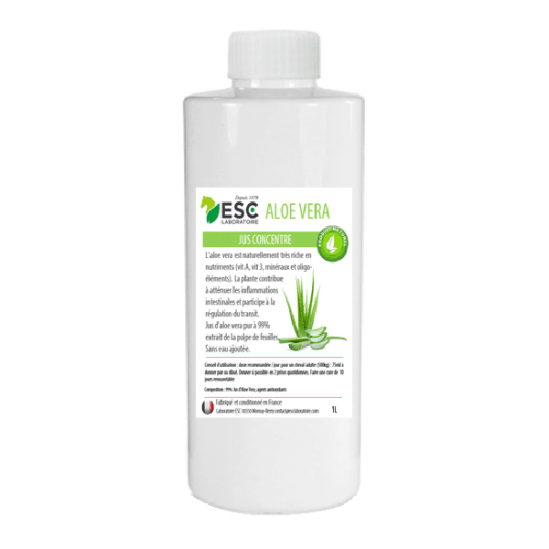 Esc laboratoire jus d'aloe vera jus concentré 1L Esc laboratoire jus d'aloe vera jus concentré 1L